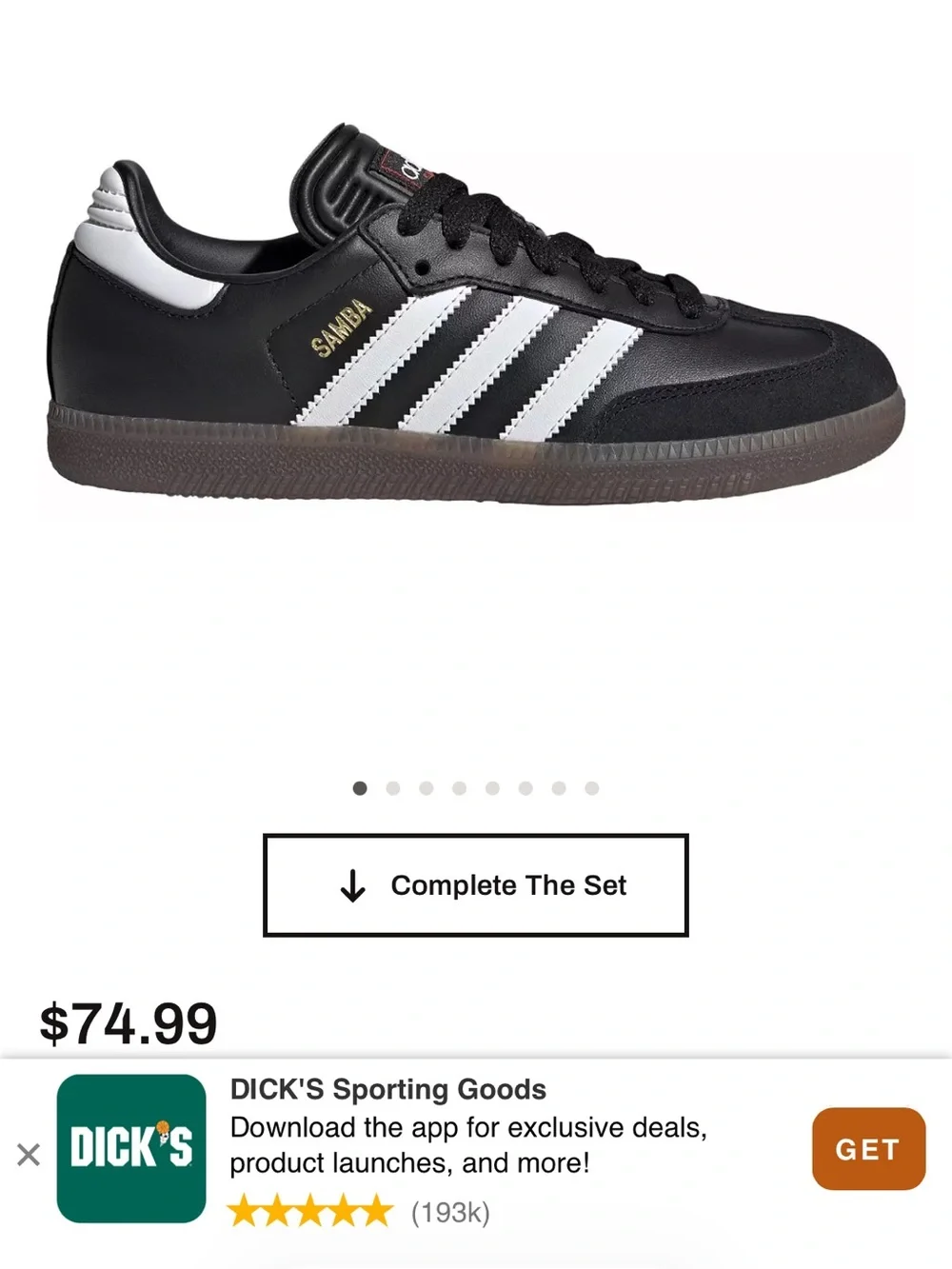 adidas toddler size